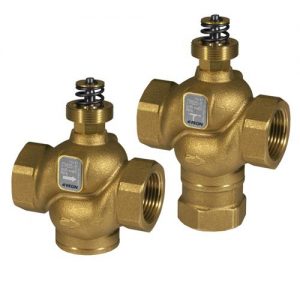 ZTVB / ZTRB - 2- and 3-way control valves, DN25-40, kvs 8-20, 5.5 mm stroke